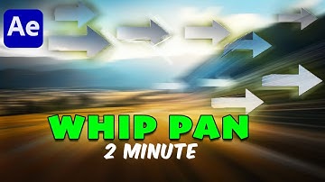 Seamless WHIP PAN Transition in After Effects 2025