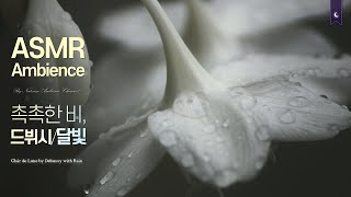 Soothing Rain ASMR with Clair de Lune (Debussy) 1Hour