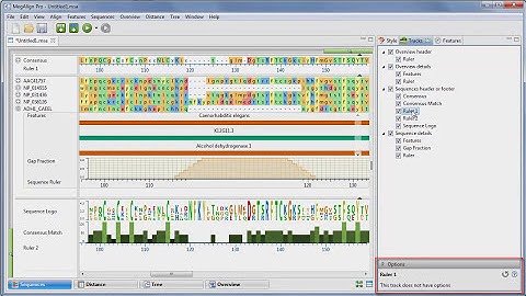 DNASTAR - Working with Tracks in MegAlign Pro