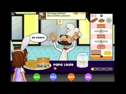 I unlocked papa louie and all ingredients in papa's bakeria to go and papas  hot doggeria hd on almost the same day : r/flipline
