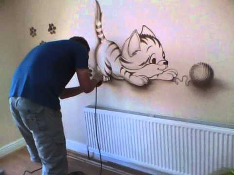 Dantestudio Wall Mural Presentation YouTube