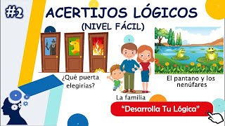 Acertijos Lógicos 2/24 - Acertijos Fáciles (NIVEL FACIL | ENTRENA TU CEREBRO | RETOS LOGICOS)