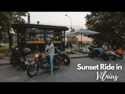 An Evening in Vilnius  | A Biker Hangout, a Traditional Dinner and a Sunset Spot