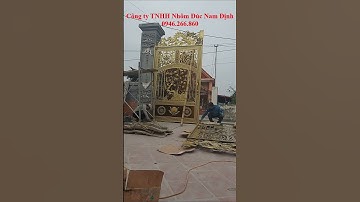 ✅ Lắp đặt cổng nhôm đúc tại Thanh Hóa