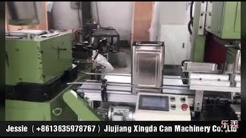 18 Liter square tin can making line/tin can machine