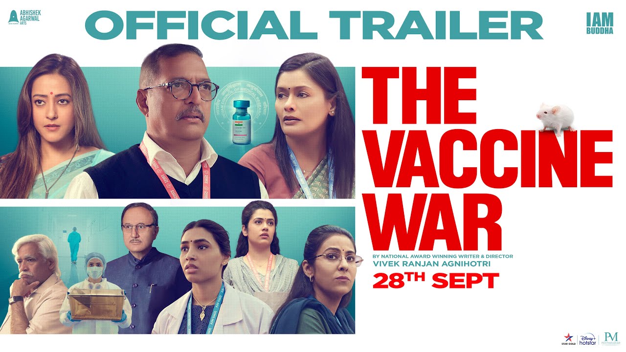 The Vaccine War  Official Hindi Trailer  Vivek Agnihotri  Nana Patekar  Pallavi Joshi Raima Sen