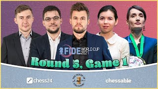 FIDE World Cup, Round 5.1 | Loek van Wely & Laurent Fressinet