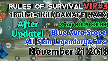ROS #VIP3 Nov21/1Bullet=1Kill/All Skin Legendary CARS&WEAPONS/All Weapons 4×/Blue Antenna More X-RAY