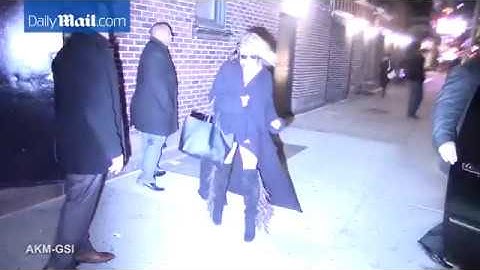 Fergie leaving The Late Show with Stephen Colbert - December 2nd, 2016