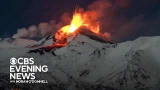Italy's Mount Etna volcano erupts again