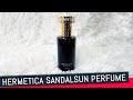 VLOGMAS DAY 16 | HERMETICA SANDALSUN PERFUME