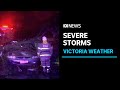 Victorians count the cost after violent storm sends trees crashing through homes | ABC News