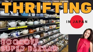 Intro to BOOKOFF SUPER BAZAAR✨THRIFTING in JAPAN for Homeware, Ceramics, Ornaments, Home Decor🇯🇵