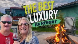 Luxury RV Campground Review Hearthside Grove Lake Erie Motorcoach Resort