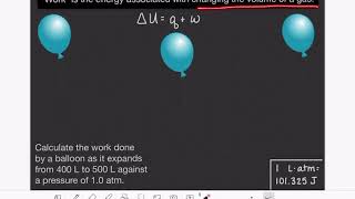 5: PV (pressure-volume) work of gases