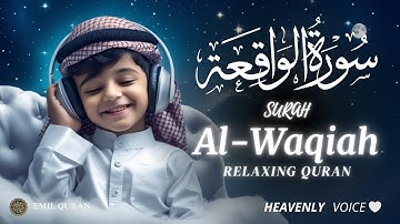 Surah Al Waqiah سورة الواقعة Deep Sleep Lofi Healing All Ramadan Nights | EMIL QURAN