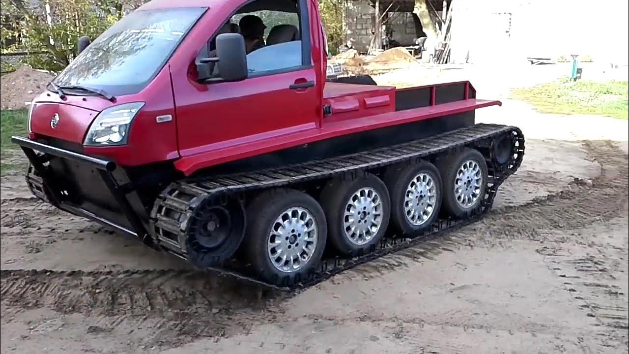 Гусеничный вездеход Тандем Трак. Crawler all-terrain vehicle Tandem ...