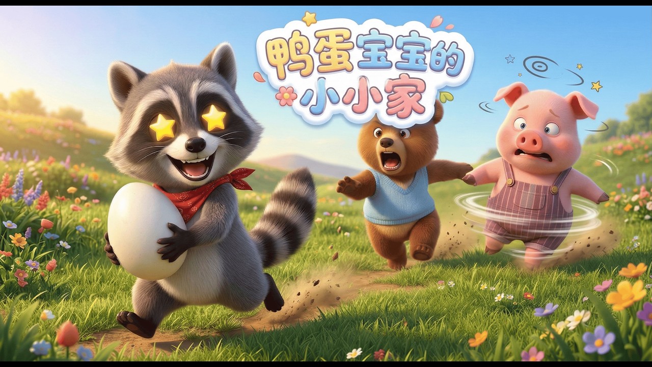 玩具被抢了怎么办？🥚 鸭蛋宝宝历险记 | 教孩子和平解决冲突 (Problem Solving)