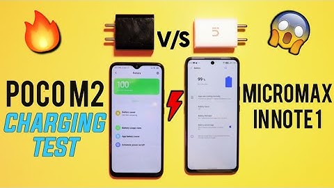 Poco M2 vs Micromax IN Note 1 Charging Speed Test | 0% to 100% and Heating Test | Who Charge Faster?
