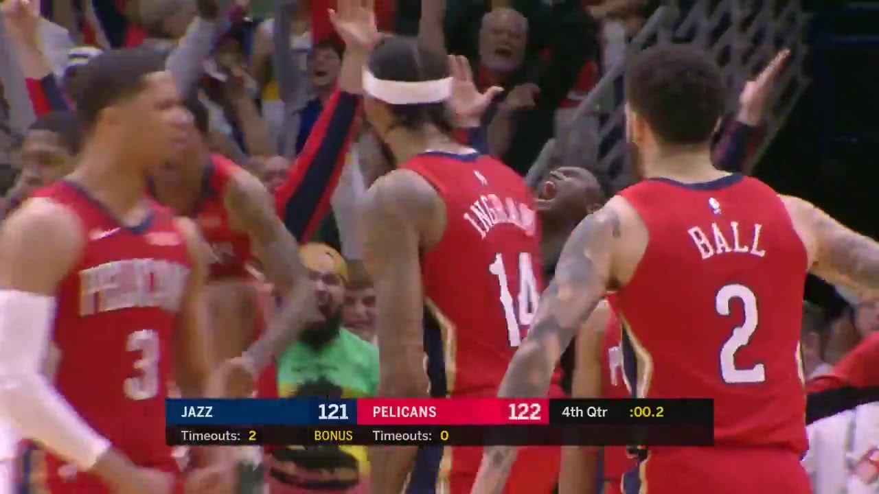 Brandon Ingram HUGE potential Game-Winner Shot vs Jazz