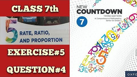 New Countdown third edition | Class 7th | CHAPTER 5 | EXERCISE 5 | QUESTION #4