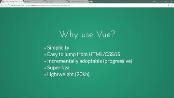 Getting Started with Vue.js: #1 Introduction