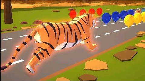 animal shape Transform race gameplay | shape shifting game level 1 . shape shifting game level 2