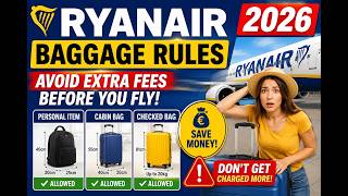 Ryanair Baggage Rules 2026 | Avoid Extra Fees Before You Fly