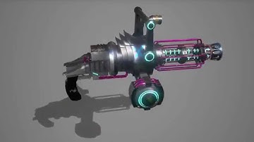 UE4 Gatling gun