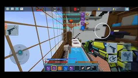 POWER OF SCYTHE IN BUILD AND SHOOT | BLOCKMAN GO 2.10.3