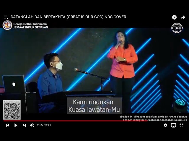 DATANGLAH DAN BERTAKHTA (GREAT IS OUR GOD) NDC COVER class=