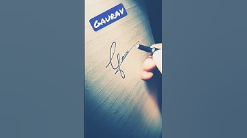 #gaurav name #signature