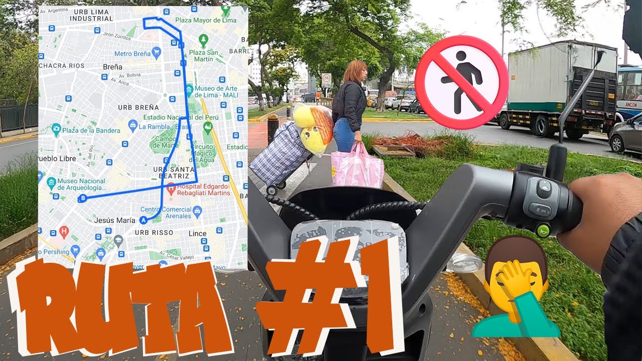 Recorriendo ciclovías en Lima | PERÚ 🇵🇪 | ¿Es como realmente se piensa? 🥴🚲🛵 recorido #1