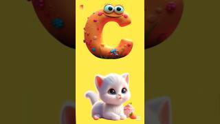 A for Apple | C for Cat 🐱 | Alphabet Phonics for Kids #Shorts