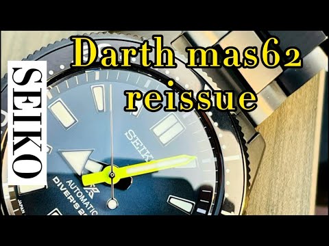 Seiko Prospex Darth 62mas re-issue sbdc085 - YouTube