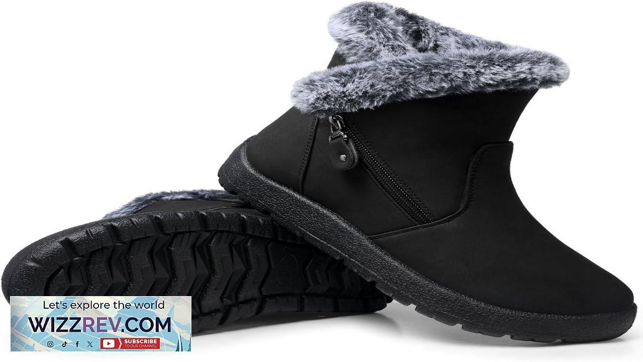 SHIBEVER Winter Boots for Women Waterproof: Womens Snow Boots Warm Ankle