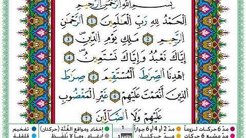 سورة الفاتحة(مختلف عليها مكية/مدنية)/ حمزة الجزائري #1