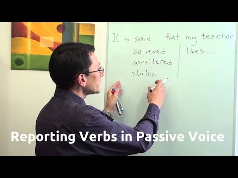 Максим Ачкасов - Глаголы отчетности (reporting verbs) в пассивном залоге английского языка
