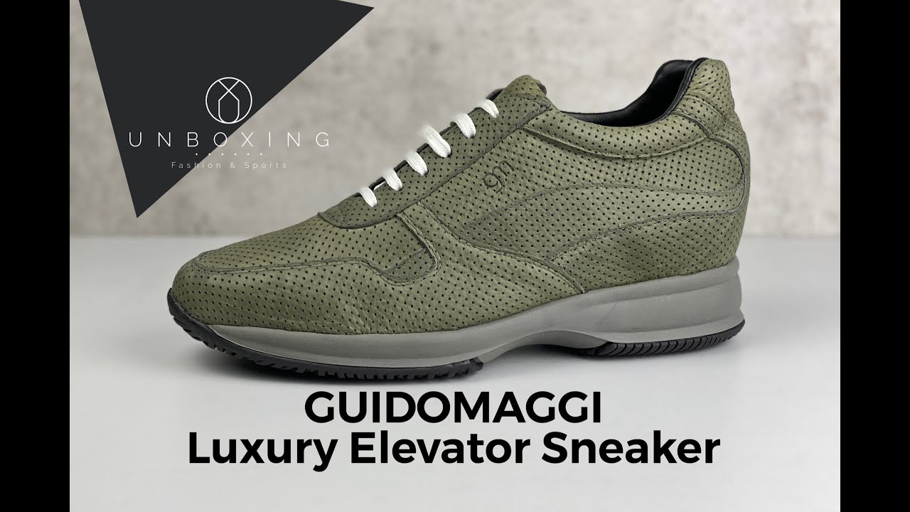 GUIDOMAGGI Luxury Italian Elevator Sneaker 'Tarifa' | UNBOXING & ON FEET | luxury sneaker | 2020