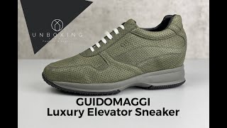 GUIDOMAGGI Luxury Italian Elevator Sneaker 'Tarifa' | UNBOXING & ON FEET | luxury sneaker | 2020