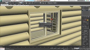 My way of doing things - 3DSmax Creating an Wooden Cabin (time lapse) part 6