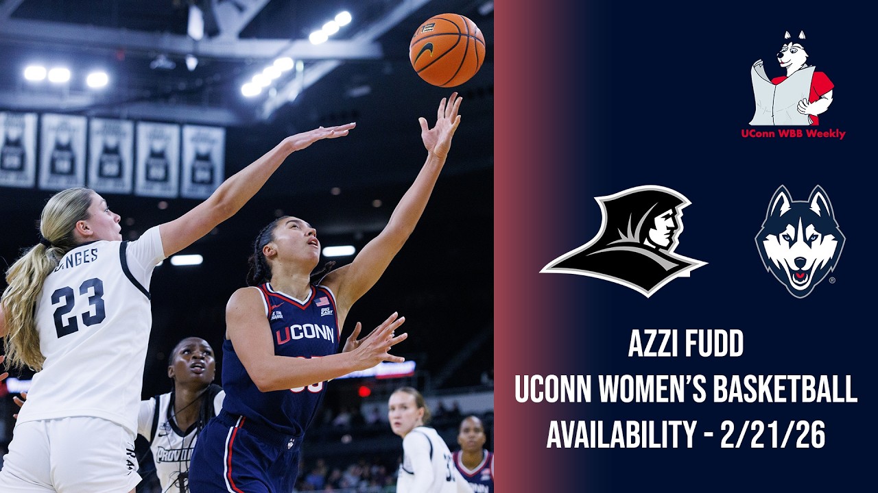 Аззи Фадд: Предматчевая пресс-конференция женской баскетбольной команды Университета Коннектикута...