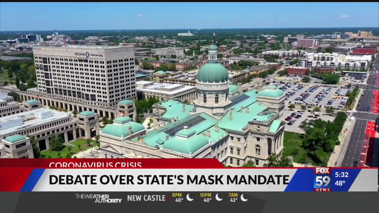 Debate over state mask mandate and public emergency