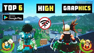 Top 6 High Graphics My Hero Academia Games For Android 2022 [ OFFLINE / ONLINE] || Working game 🔥 screenshot 3