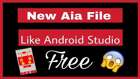 New Aia File Free Like Android Studio App || Thunkable | Makeroid | Appyblulder