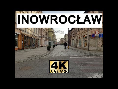 Inowrocław 4K - Poland Walking Tour