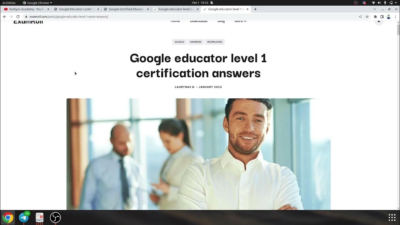 google for education sertifikat olish