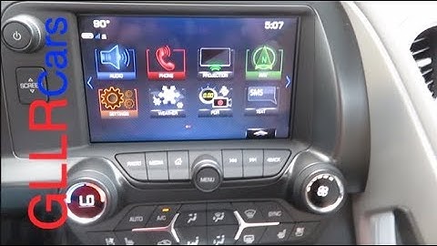Taking a look at the 2019 Corvette Infotainment system