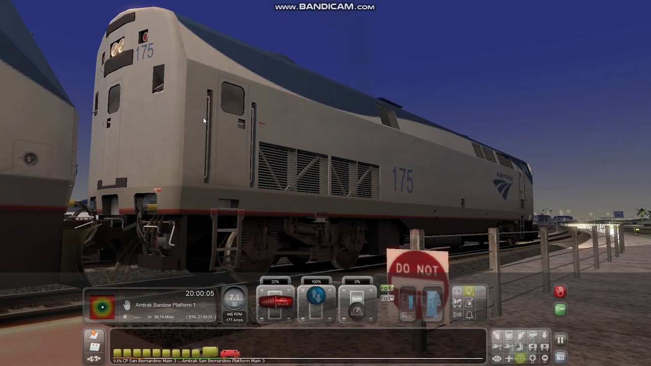 TS2021 AMTK Southwest Chief Departs San Bernardino - YouTube