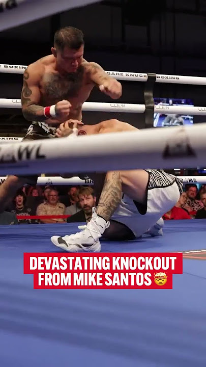 One Minute Bare Knuckle Boxing Knockout by Mike Santos